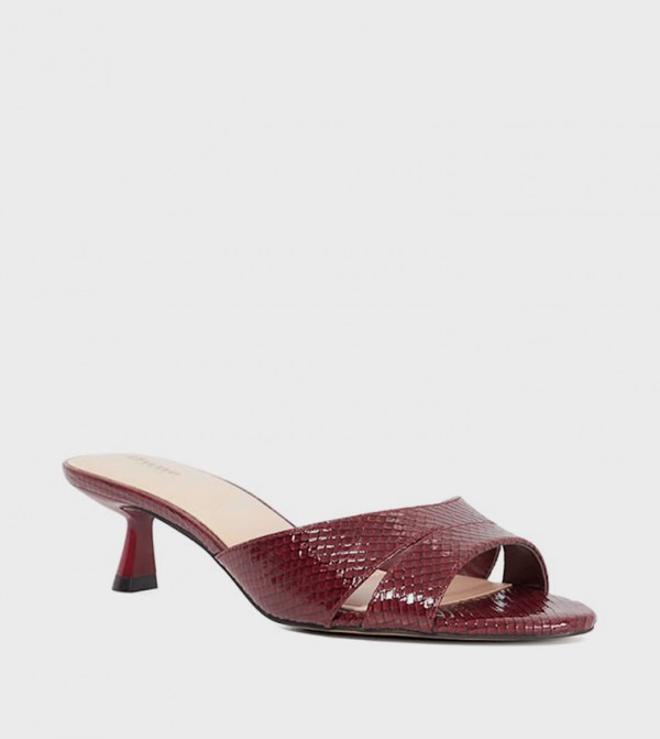 MIAH Textured Heeled Sandals