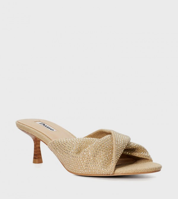 MISCHIEF Embellished Heel Sandals