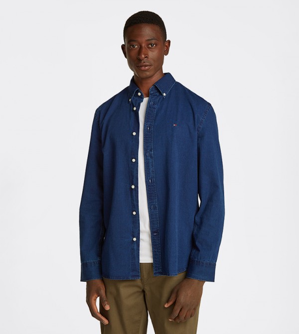 Chambray Long Sleeves Shirt
