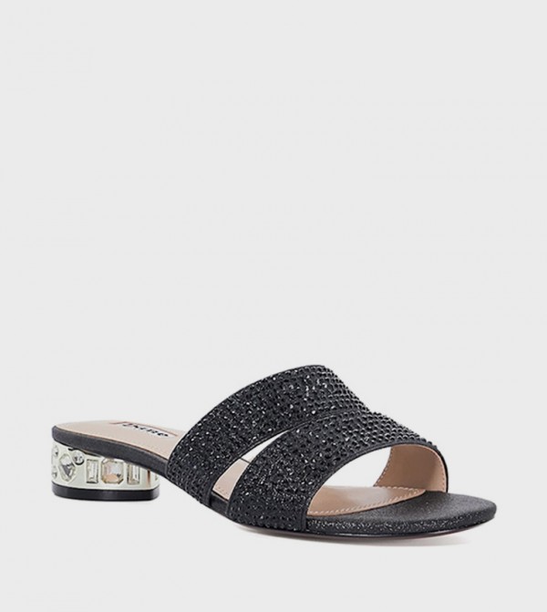 NETTIE Embellished Low Heel Sandals