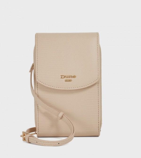 SUNRISE Croc Textured Phone Crossbody Bag