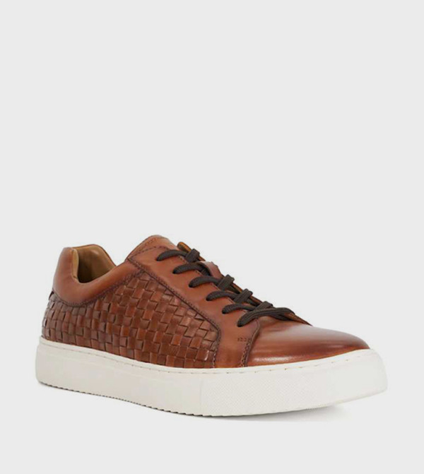 TJ Textured Lace-Up Sneakers