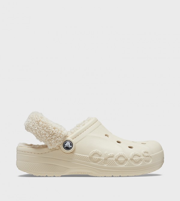 Baya Lined Fuzz Strap Clog