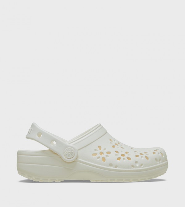 Kids' Classic Floral Cut Out Clog 