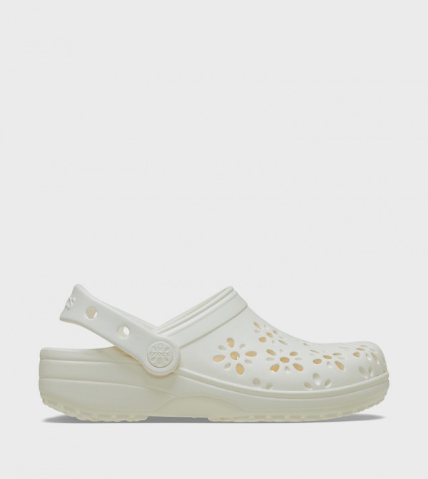 Toddlers' Classic Floral Cut Out Clog 