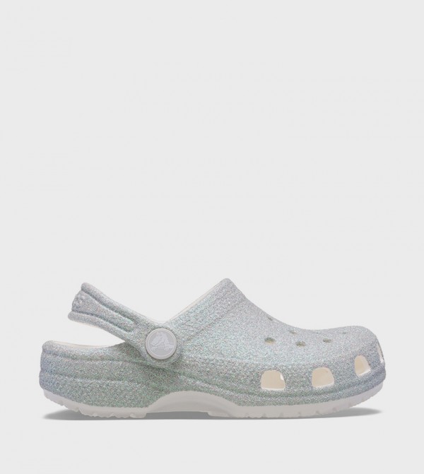 Toddlers' Classic Iridescent Glitter Clog