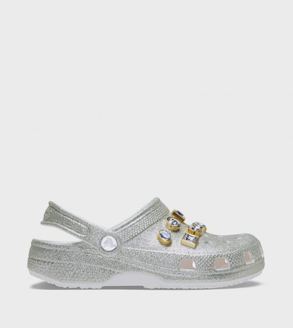 Kids' Classic Glitter Embellished Clog