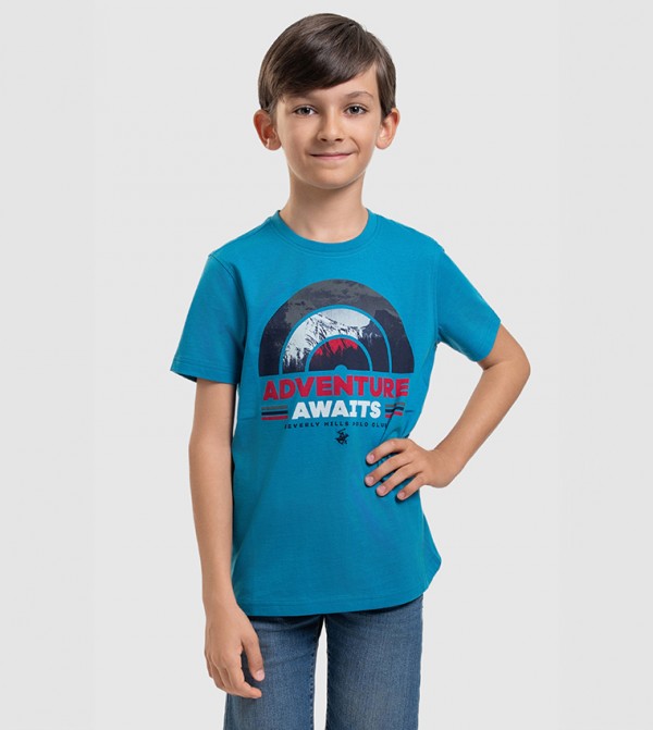 Printed Crew Neck T-Shirt