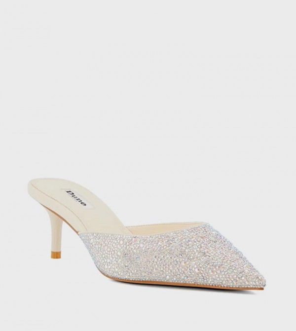 CALISE Embellished Pointed Toe Mules