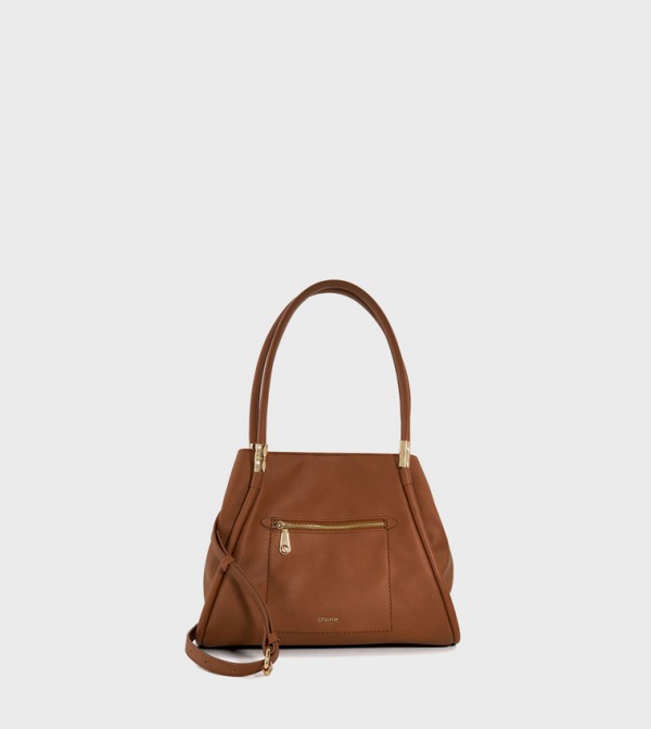DECKER Textured Shoulder Bag