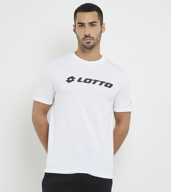 تيشيرت بطبعة شعار 