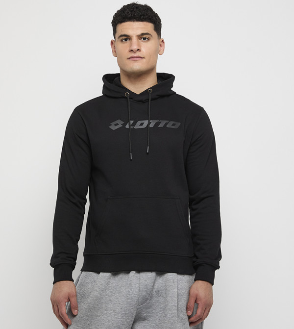 Logo Printed Long Sleeves Hoodie