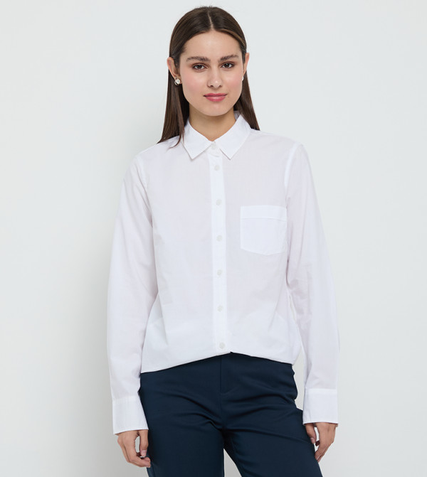 Solid Long Sleeves Shirt