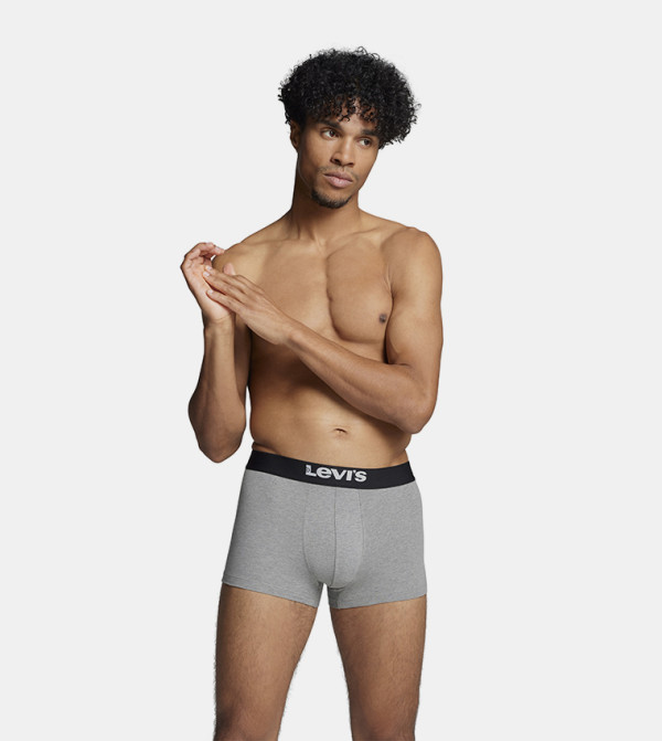 Pack of 2 Logo Waistband Trunks