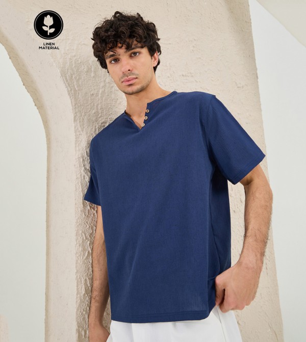 Oversized V-Neck T-Shirt