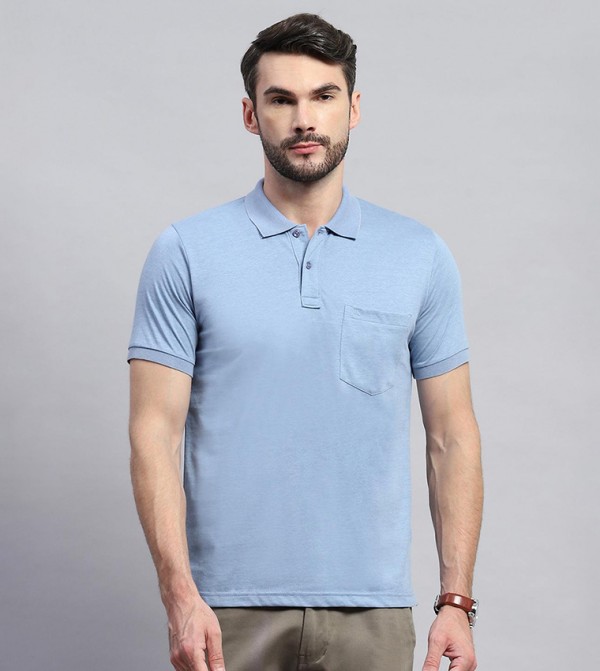 Solid Short Sleeves Polo T-Shirt