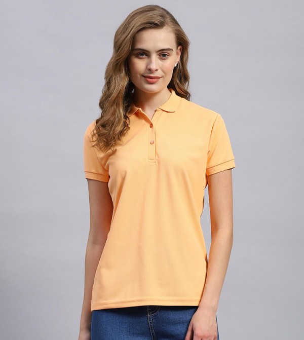 Solid Short Sleeves Polo T-Shirt