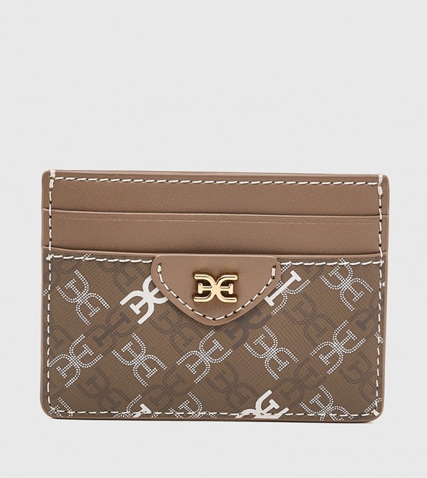 HARPER Monogram Patterned Card Holder