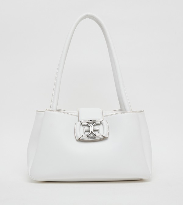 HAZEL Logo Detail Shoulder Bag