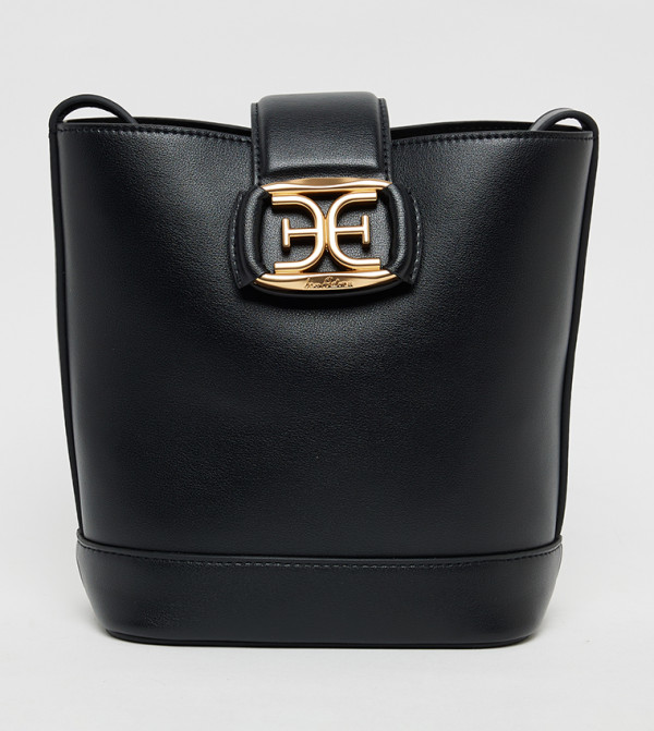 HAZEL Logo Detail Bucket Bag