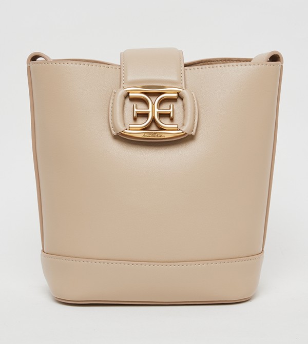 HAZEL Logo Detail Bucket Bag
