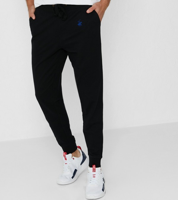 Logo Detail Knitted Joggers