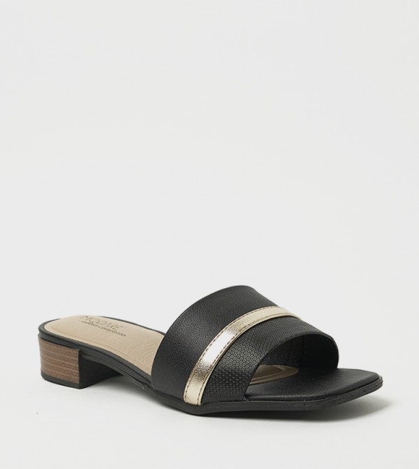 VIENNA Square Toe Heeled Sandals