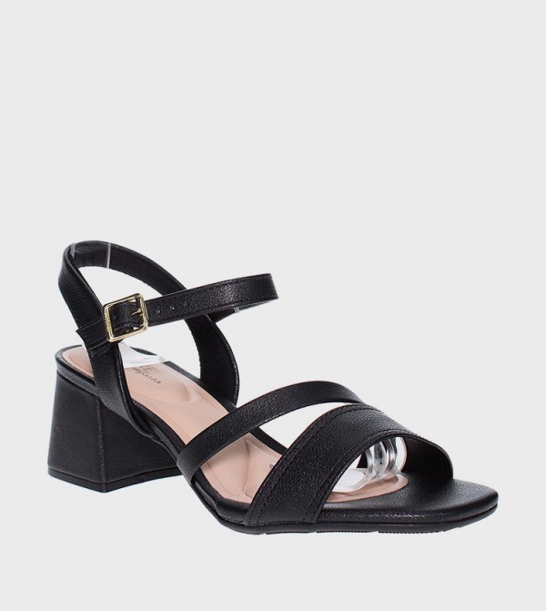 DUNE Ankle Strap Heeled Sandals