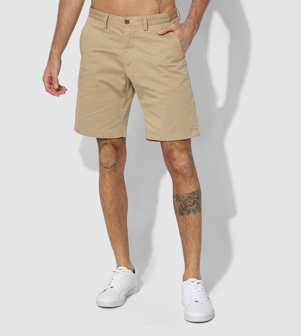 Hallden Slim Fit Twill Shorts