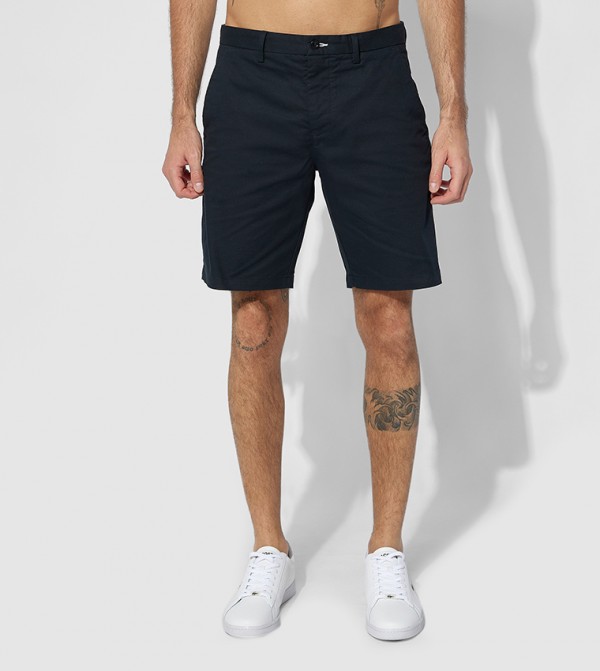 Allister Regular Fit Button Closure Shorts