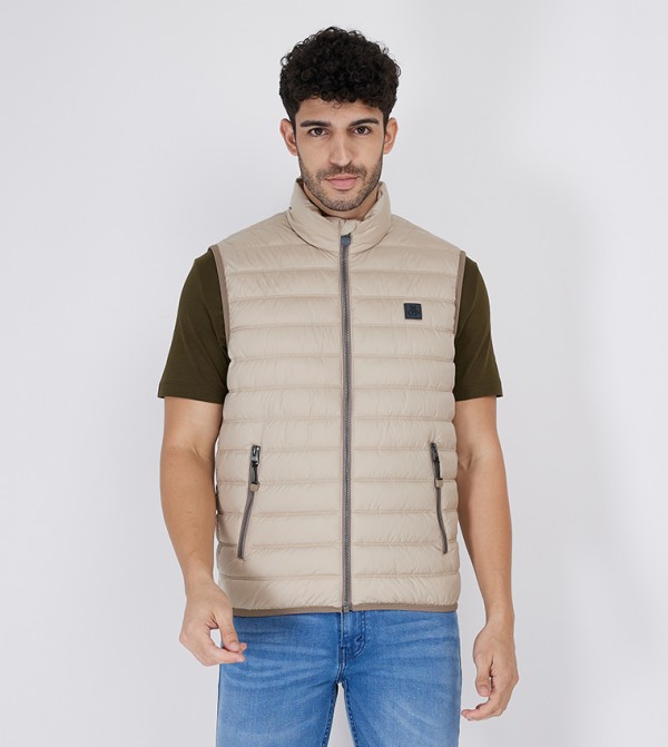 Logo Badge Puffer Gilet