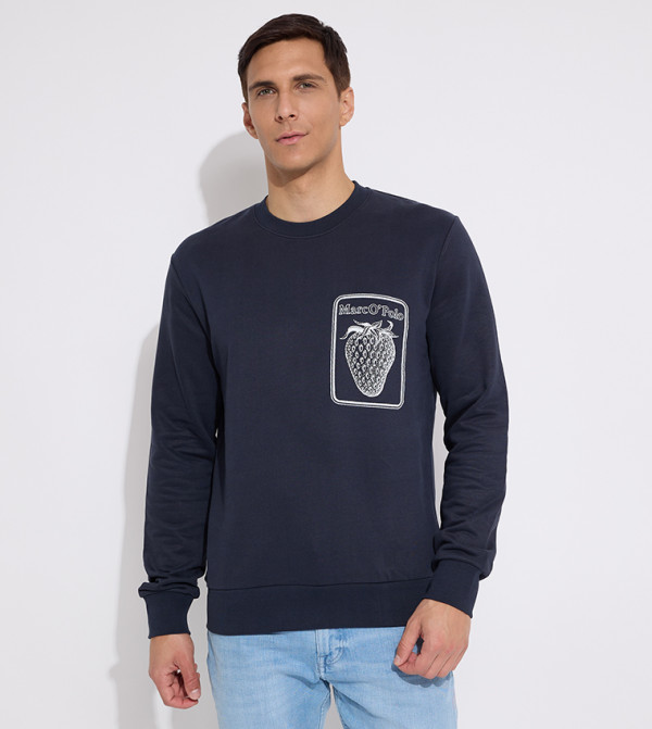 Logo Printed Crew Neck Sweatshirt