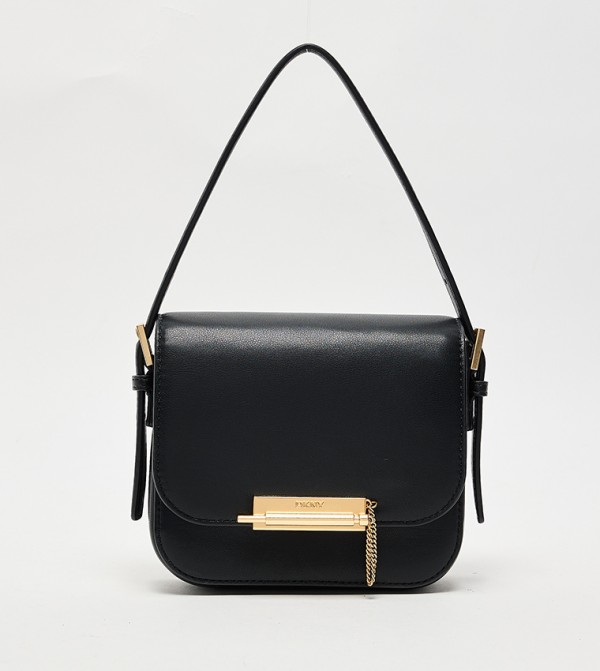 BIANCA Textured Flap Crossbody Bag