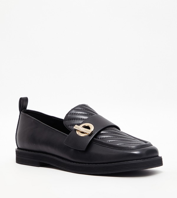 Versace Zip-Detailed Block Heel Loafers - istore.al
