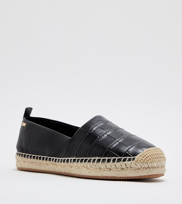 Buy Dkny MALLY Textured Espadrilles In Black 6thStreet UAE