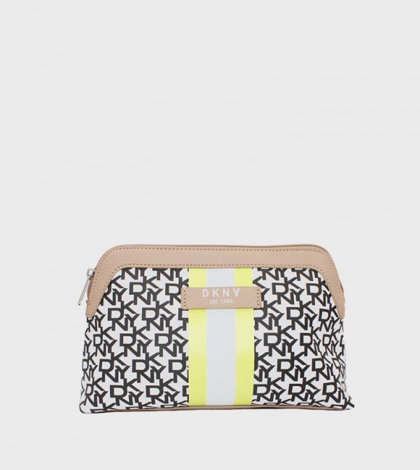 SIGNATURE STRIPE ORIGINAL Monogram Printed Cosmetic Bag