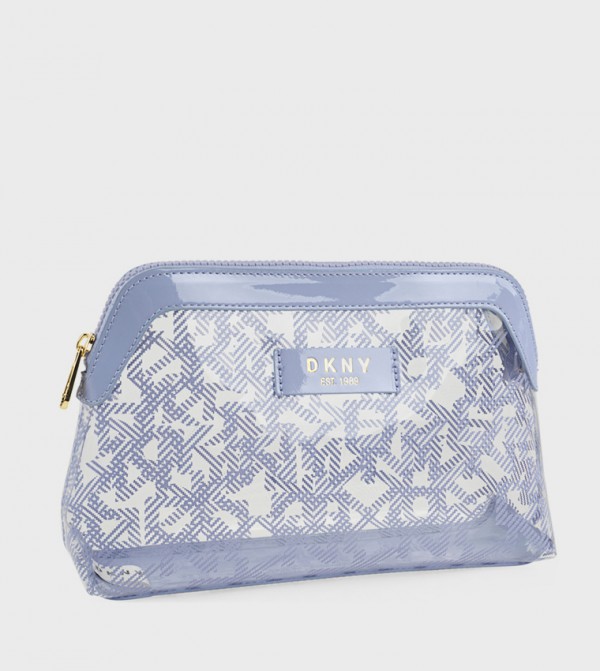 LUCID DREAM Monogram Printed Cosmetic Bag