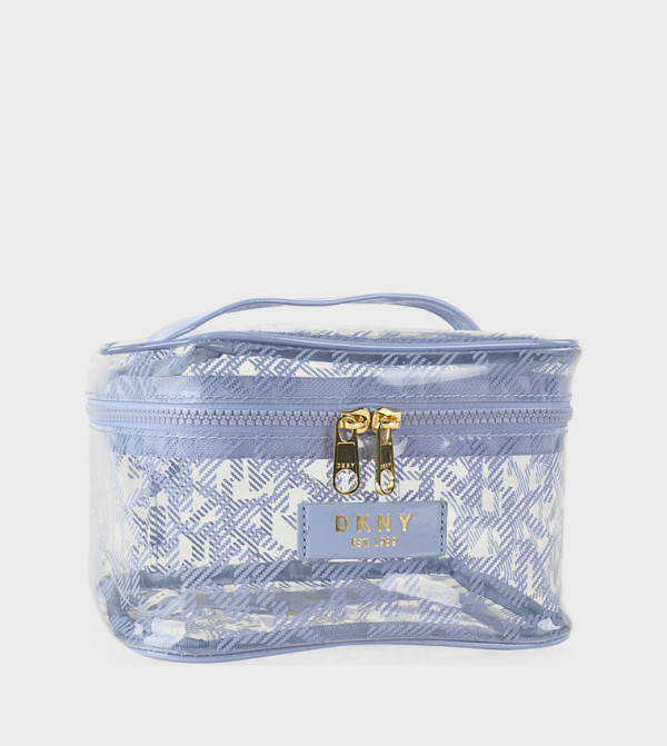 LUCID DREAM Monogram Printed Cosmetic Bag