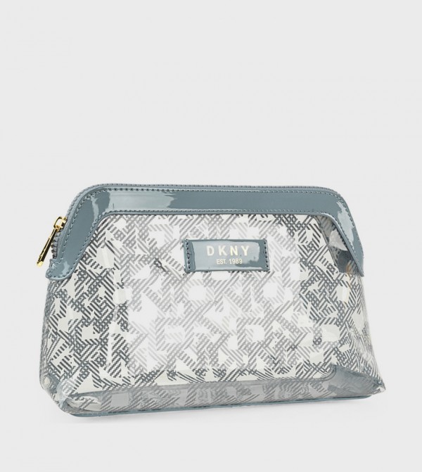 LUCID DREAM Monogram Printed Cosmetic Bag