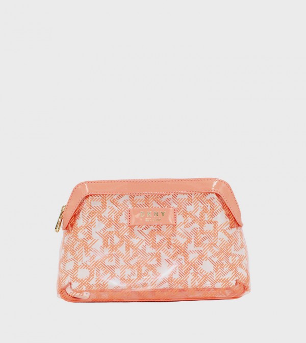 LUCID DREAM Monogram Printed Cosmetic Bag
