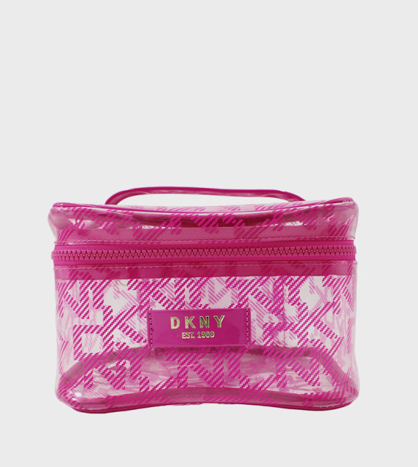 LUCID DREAM Monogram Printed Cosmetic Bag