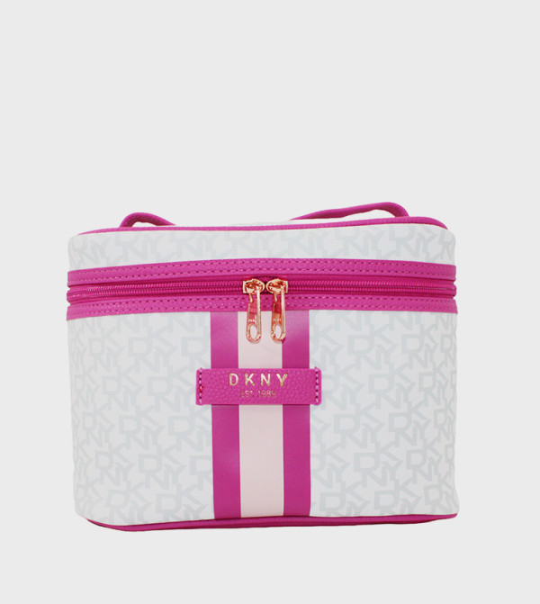 SIGNATURE STRIPE 2.0 Monogram Printed Cosmetic Bag