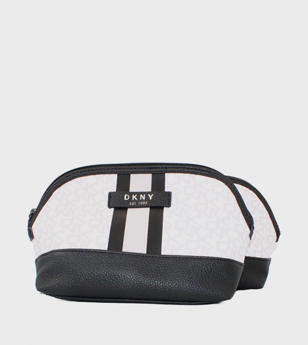 SIGNATURE STRIPE 2.0 Monogram Printed Cosmetic Bag