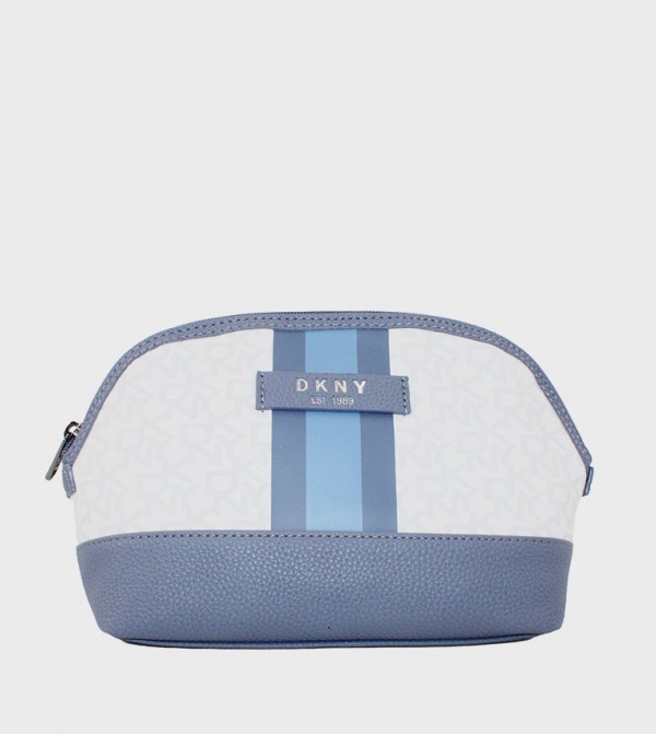SIGNATURE STRIPE 2.0 Monogram Printed Cosmetic Bag
