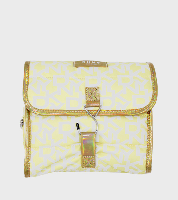 SIGNATURE PUFFER Monogram Printed Cosmetic Bag