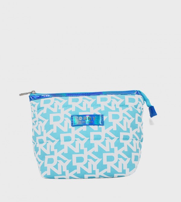 SIGNATURE PUFFER Monogram Printed Cosmetic Bag