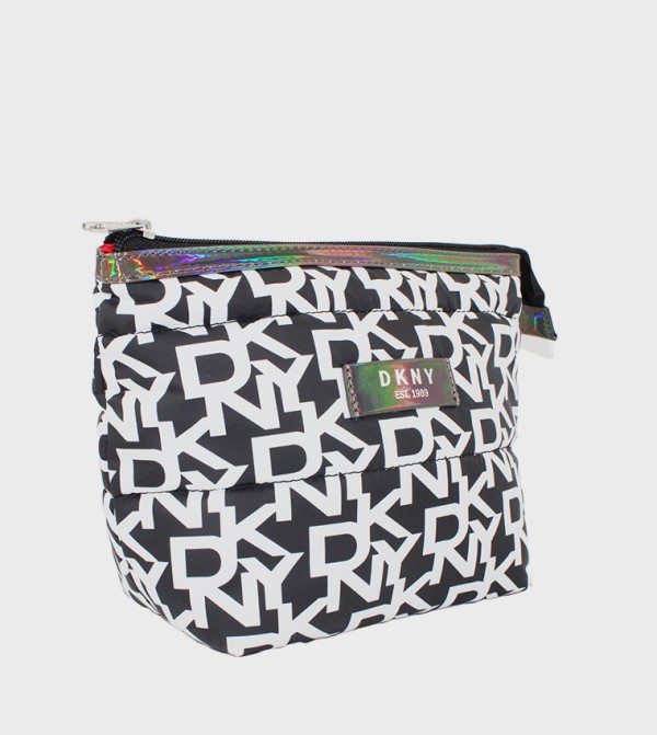 SIGNATURE PUFFER Monogram Printed Cosmetic Bag