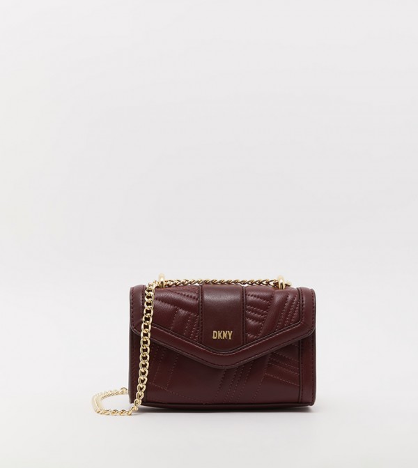 Quilted Flap Closure Crossbody Bag