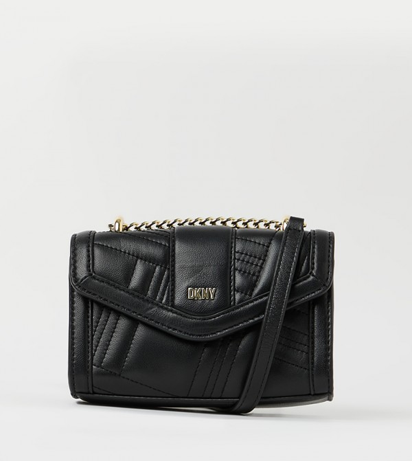 Buy Dkny Quilted Envelope Crossbody Bag In Black 6thStreet Saudi Arabia