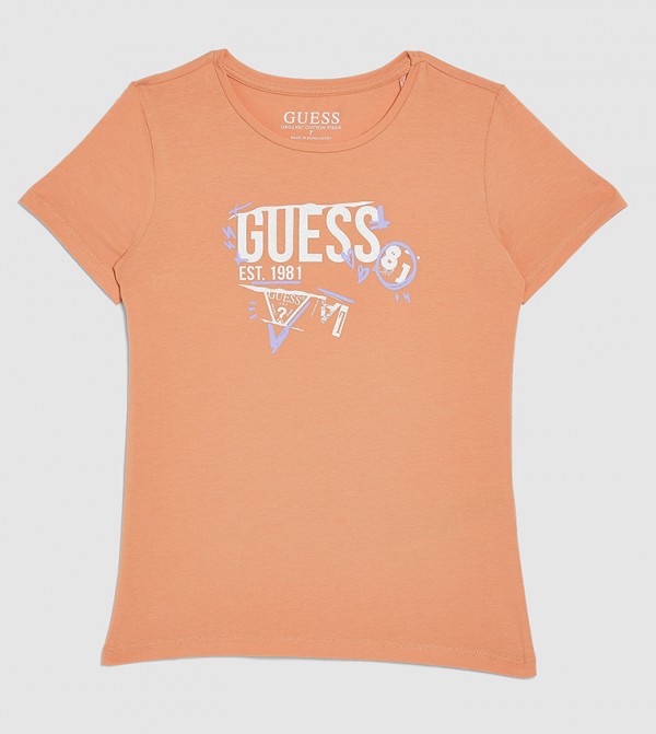 Guess shirt outlet orange